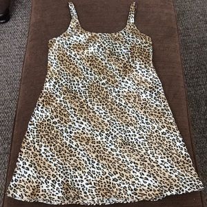 Evandale Intimates. Medium slip nightgown. Leopard